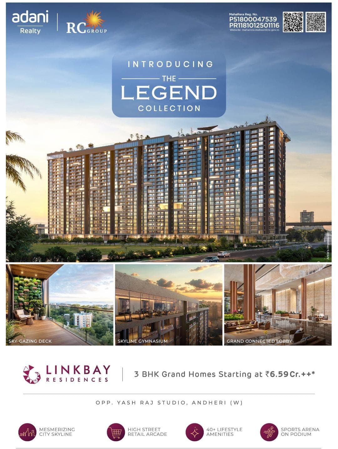 Ajmera Manhattan 2 luxury residence in Dadar & Wadala, Mumbai - BluBrics